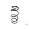 Lesjofors Coil Spring, 4008438 4008438 - alternate 2